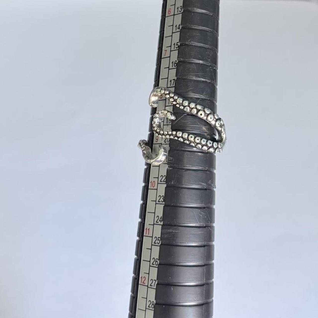 Silver Gothic Octopus Ring