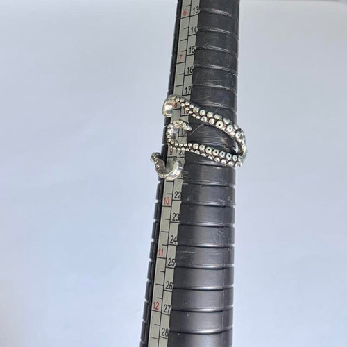 Silver Gothic Octopus Ring